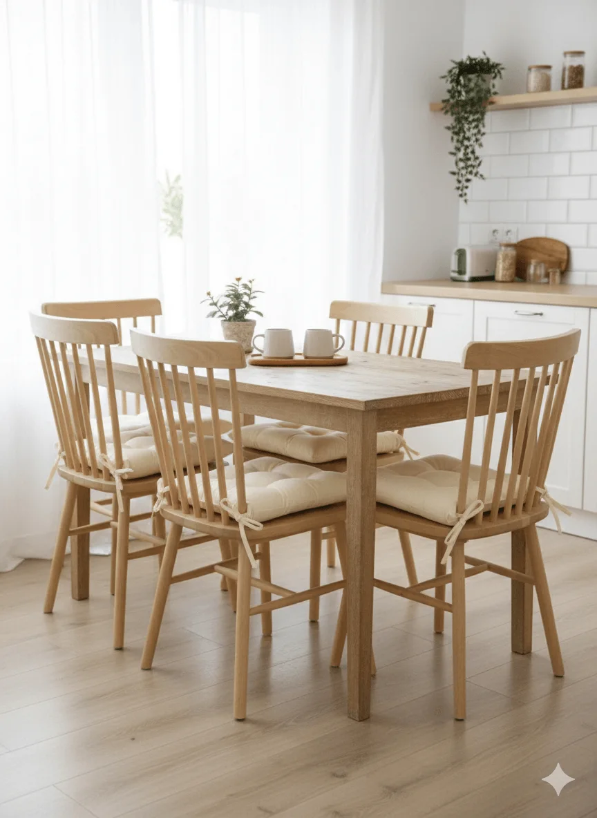 Pofidik Sandalye Minderi, Bağcıklı 40x40
